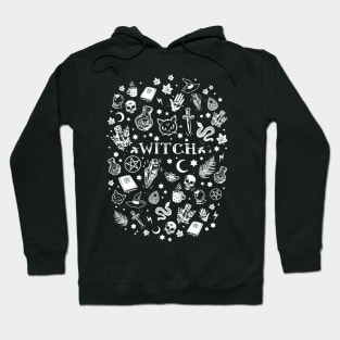 WITCH pattern Hoodie